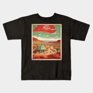 Broken Hill Australia Vintage Travel Poster Kids T-Shirt